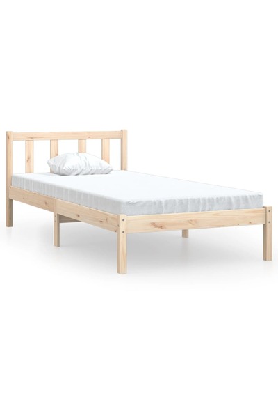 Concept Σκελετός Μονό κρεβατιού UK Small, 75x190 cm, μασίφ ξύλο πεύκου