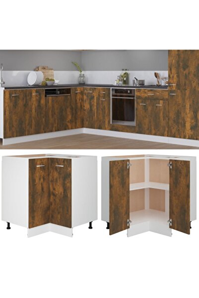 Concept Dulap de bucătărie, stejar fumuriu, 75,5x75,5x80,5 cm, lemn