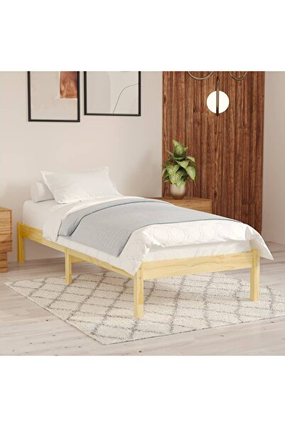 Concept Σκελετός κρεβατιού, 100x200 εκ., μασίφ ξύλο πεύκου