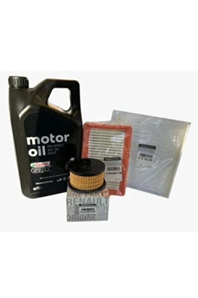 CASTROL Oil change package Dacia Logan 1.0 Tce 2021+, Dacia filters, Renault-...
