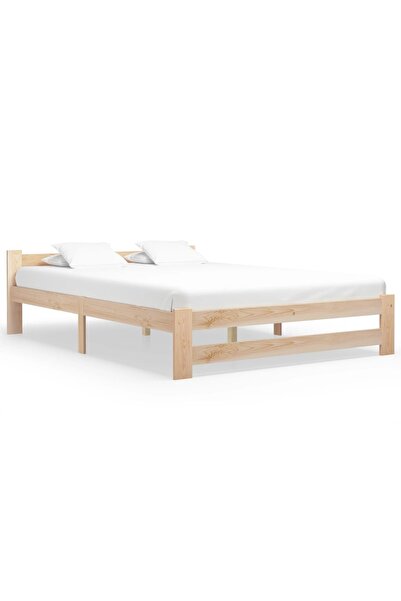 Concept Σκελετός κρεβατιού, 140 x 200 εκ., μασίφ ξύλο πεύκου