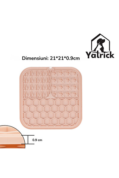 Yatrick Σιλικονούχο χαλάκι αργής τροφοδοσίας για σκύλους και γάτες