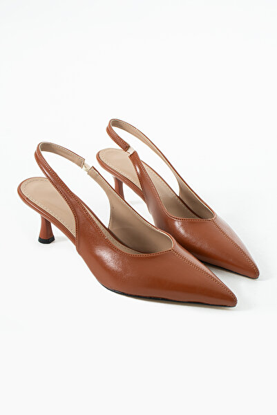 DESPİNA Cari̇so Women's Light Green t Heeled Shoes – Pointed Toe Short Heel S...