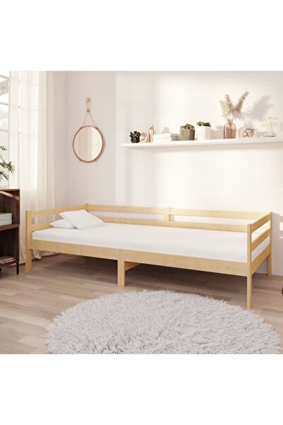 Concept Pat de zi, 90 x 200 cm , lemn masiv de pin