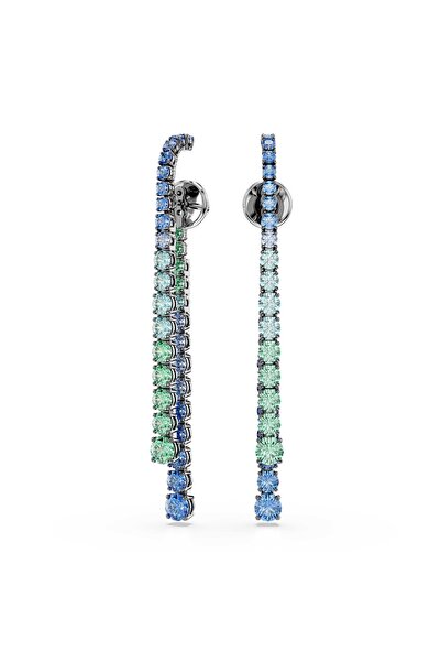 Swarovski Matrix damla küpeler, Yuvarlak kesimlerin renk geçişleri, Çok renkl...