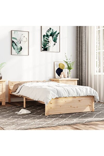 Concept Cadru de pat Single 3FT, 90x190 cm, lemn masiv