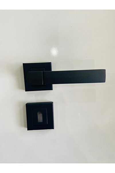 Sofuoğlu Polat Kare Rozetli Oda Kapı Kolu Mat Siyah