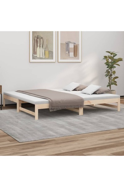 Concept Επεκτεινόμενο ανάκλιντρο, 2x(80x200) εκ., μασίφ ξύλο πεύκου