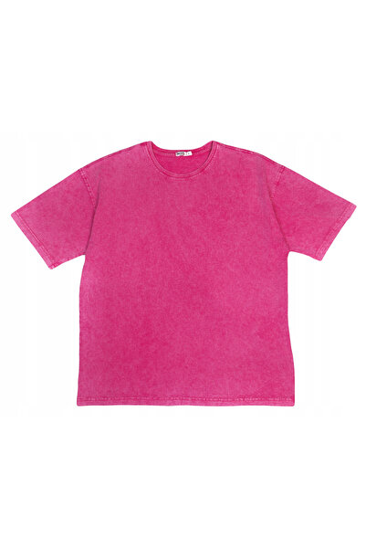Mod Kids Tricou unisex Mod Kids, fucsia, XXL, bumbac, croi oversize