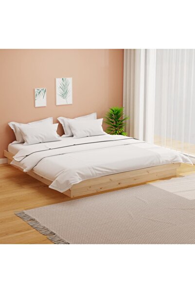 Concept Σκελετός κρεβατιού Super King 6FT, 180x200 cm, μασίφ ξύλο