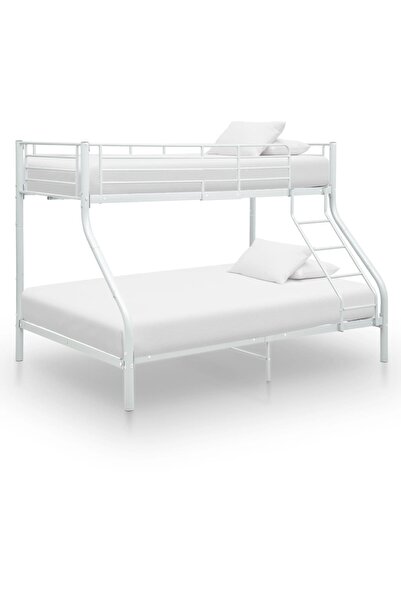 Concept Σκελετός κουκέτας, λευκό, 140 x 200/90 x 200 cm, μεταλλικός