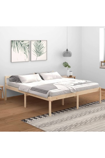 Concept Cadru de pat Super King 6FT, 180x200 cm, lemn masiv de pin