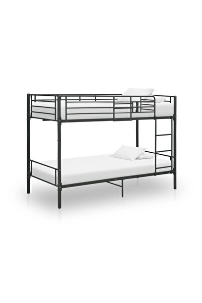 Concept Κουκέτα, μαύρη, 90 x 200 εκ., μεταλλική