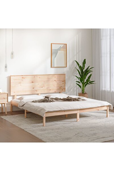 Concept Cadru de pat Super King 6FT, 180x200 cm, lemn masiv