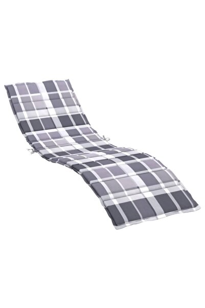 Concept Μαξιλάρι Μαξιλάρι , γκρι καρό, 200 x 50 x 3 cm, ύφασμα