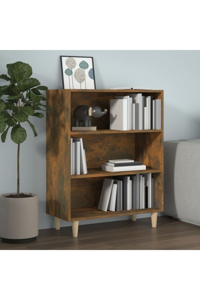 Concept Μπουφές, καπνιστή δρυς, 69,5x32,5x90 cm, επεξεργασμένο ξύλο