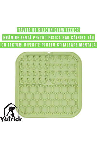 Yatrick Σιλικονούχο χαλάκι αργής τροφοδοσίας για σκύλους και γάτες