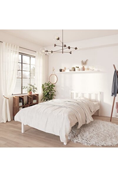 Concept Σκελετός Μονό κρεβατιού UK, λευκό, 90x190 cm, μασίφ ξύλο πεύκου