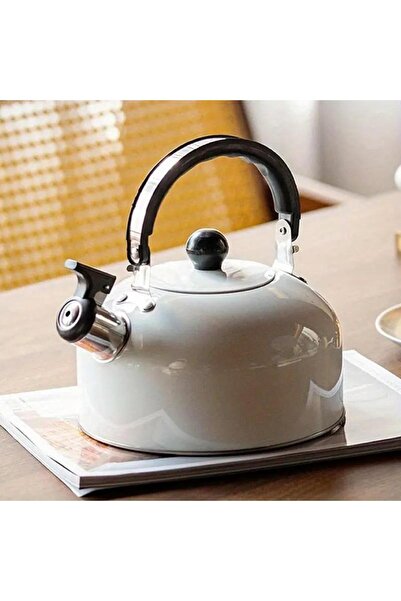 Saule 3l Paslanmaz Çelik Düdüklü Kettle Su Isıtıcısı Çaydanlık Islıklı Demlik
