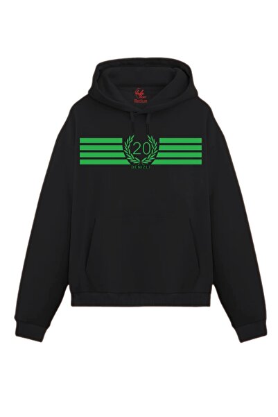 Rabona Fashion Denizli 20 Emerald – Premium Hoodie / Φούτερ με Λεπτομέρεια Στ...
