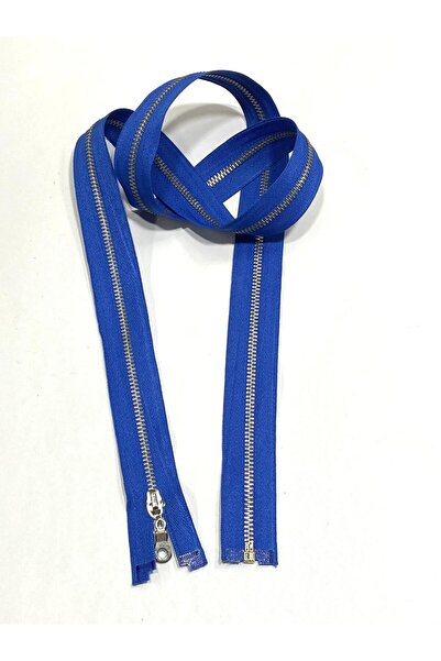 karantuhafiye Iron Tooth Coat Hanger Zipper / 100 cm / Dark Blue / Silver Too...