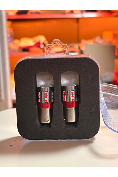 YENİLZD P21W TEK DUYLU KIRMIZI RENK LED AMPUL. LED stop, park vs. oto ampulü ...