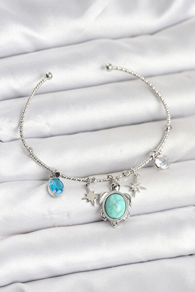 Inure Jewelry سوار كاريتا كاريتا النسائي ذو اللون الفضي الساحر