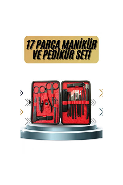 Epilons 17 Pieces Manicure Pedicure Set Hand Foot Care Kit Nail Clippers File