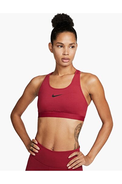 Nike Spor Sütyeni Bayanlar Kadın Dri FIT Swoosh Ayarlanabilir Spor Sütyeni