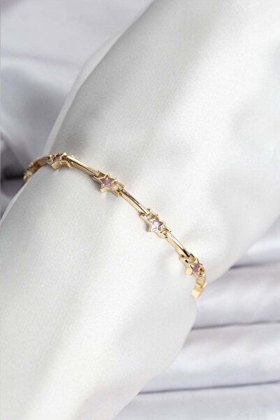 Inure Jewelry سوار نحاسي ذهبي اللون من ماركة يلدز موديل