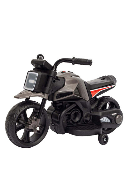 OEM Electric Motorcycle with 2 Large Wheels and 2 Training Wheels, 3 Years+