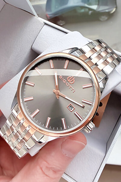 Bigotti Japanese Mechanism Men's Watch - Waterproof Steel Band Stylish Gift W...