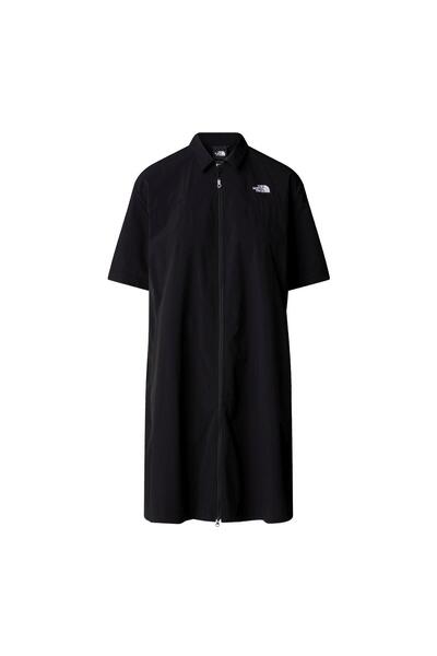 THE NORTH FACE Women's Ss Shirt Dress - Ap Dress Nf0A8Cm8Jk31 Black-M