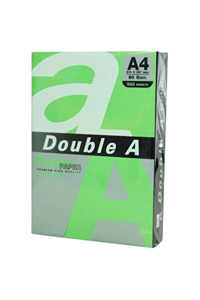 DOUBLE A Color paper for A4 copier, 80g/sqm, 500 sheets/ream, - intense parrot