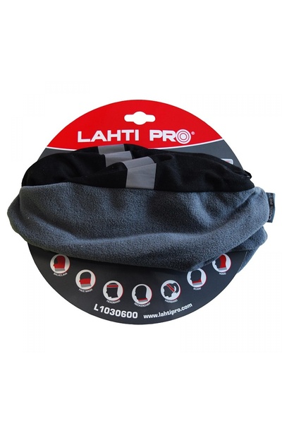 Lahti Pro Multifunctional Fleece armband / black-gray