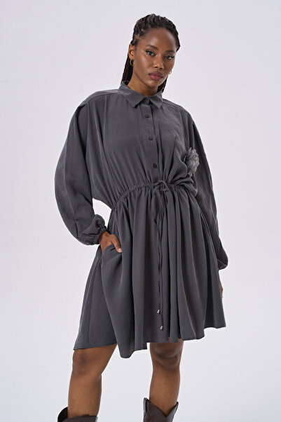 HANIQA Rochie elegantă și confortabilă, cu textură moale, pentru purtare zilnică