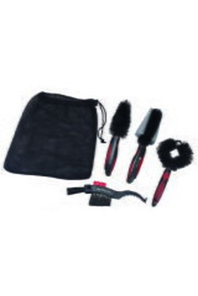 Syncromate BICYCLE CLEANING BRUSH KIT - BIKE HAND - Plastic - 4 pieces + bag ...