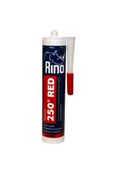 Rino RINO high temperature resistant silicone, red, 280ml
