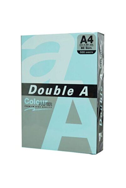 DOUBLE A Color paper for A4 copier, 80g/sqm, 500 sheets/reel, - pastel ocean