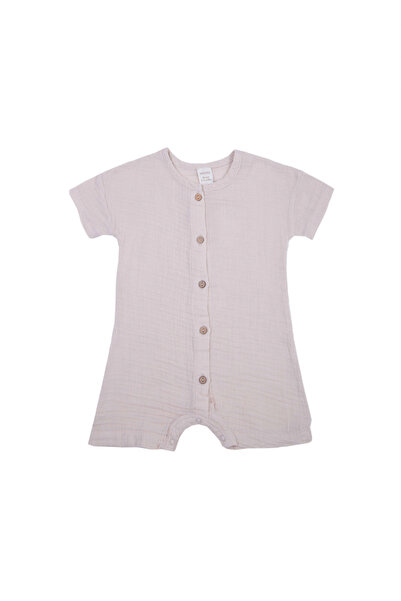 Mod Kids Body unisex copii MODJEANS, bumbac, bej, design cu nasturi, pentru 6...