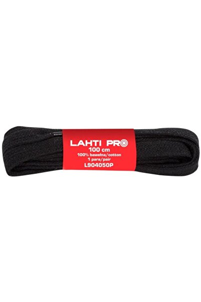 Lahti Pro Siret bumbac plat / negru - 120cm, 10/set