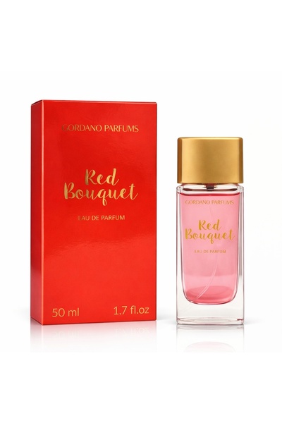 GORDANO PARFUMS RED BOUQUET Eau de Parfum for Women, 50 ml,