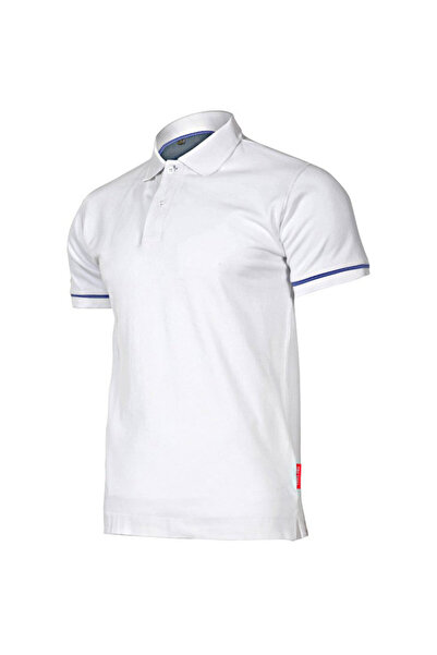 Lahti Pro Tricou bumbac polo / alb - l