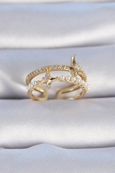 Inure Jewelry النحاس الذهب اللون الزركون حجر اللؤلؤ التفاصيل القطب نجمة نموذج...