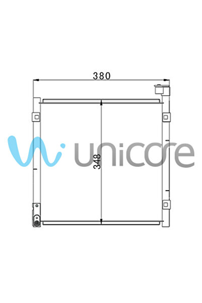 UNİCORE KLİMA RADYATÖRÜ HONDA CIVIC5, CIVIC6 1993-2001 / 80110-S01-A11, 80110...