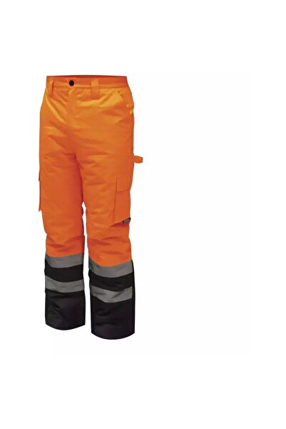 DEDRA EXIM Pantaloni cДѓptuЕџiti reflectorizanti Г®n mДѓrime XL, portocaliu