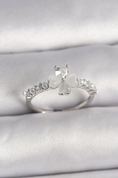 Inure Jewelry النحاس الفضة اللون الزركون حجر البرسيم نموذج اللؤلؤ التفاصيل حل...