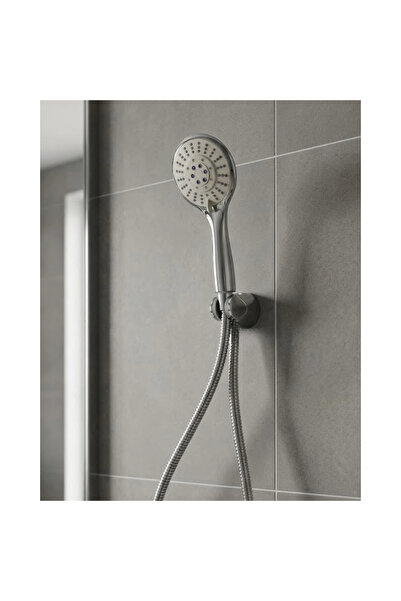 Epilons Multifunctional Handheld Shower Head Durable Shower Set with Spiral Hose