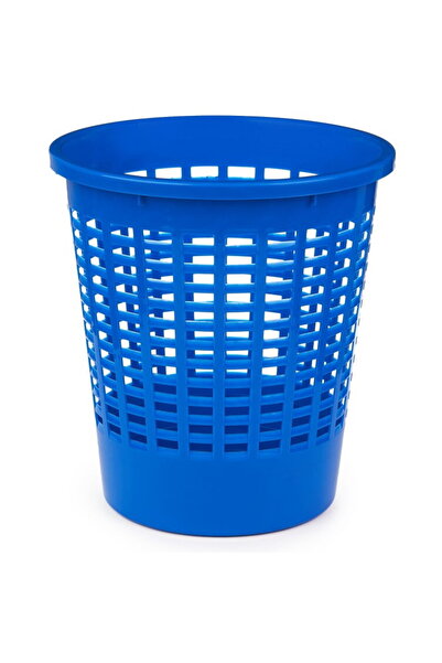 Other Blue perforated plastic waste bin - 10 liters