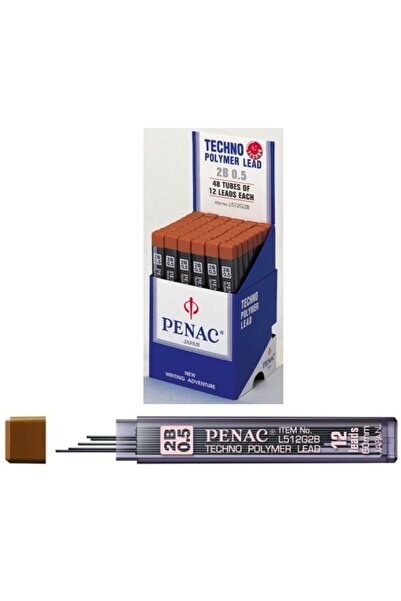 PENAC Mechanical pencil leads 0.3mm, 12/set, - HB